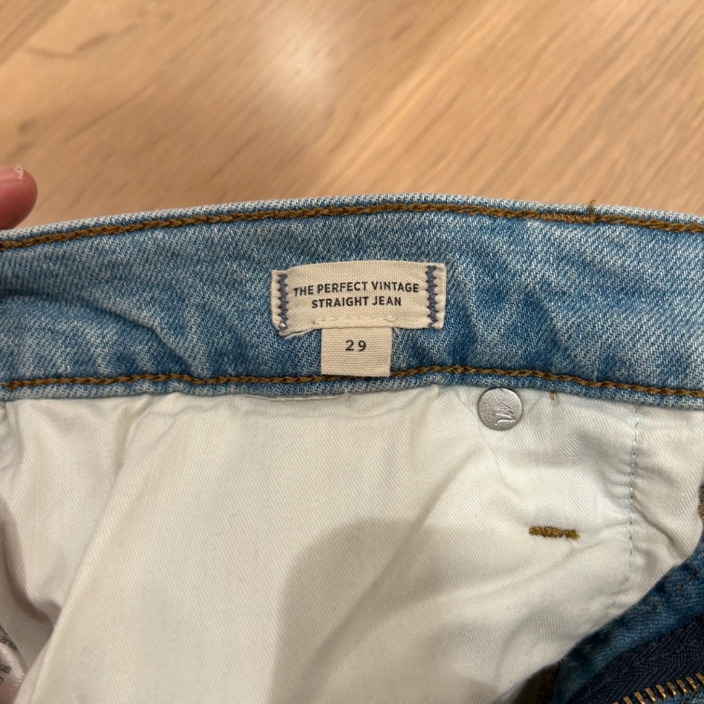 Madewell Perfect Vintage Straight Jean Size 29 - Picture 4 of 4